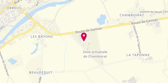Plan de Le Gourmet Fiolant, Zone Artisanale de Chamboirat, 03450 Ébreuil