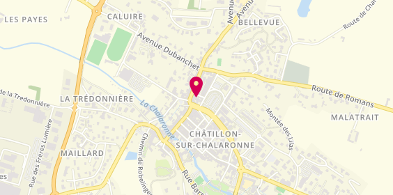 Plan de Berthet Traiteur, 26 Rue Gambetta, 01400 Châtillon-sur-Chalaronne