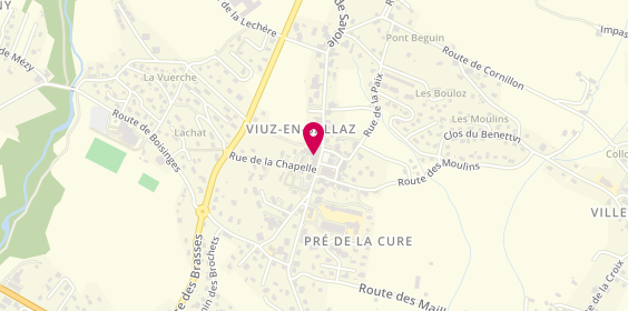 Plan de Chez Binaz, 1047 avenue de Savoie, 74250 Viuz-en-Sallaz