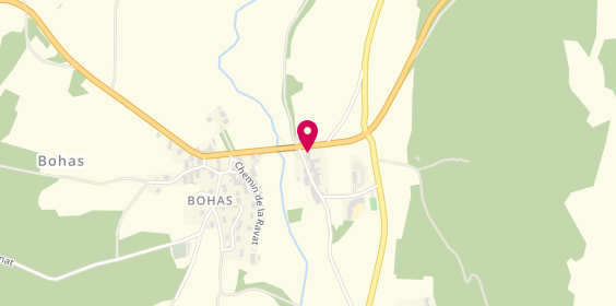 Plan de Auberge du Suran, 453 Route de Bourg, 01250 Bohas-Meyriat-Rignat