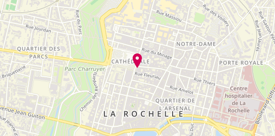 Plan de Au Croissant Doré, 34 Rue Chaudrier, 17000 La Rochelle