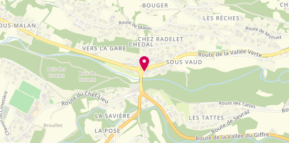 Plan de Boulangerie Place Xavier, 30 Route de la Vall. Verte, 74250 Fillinges