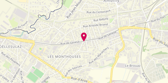 Plan de Boucherie du Bel'Os, 1 Rue des Bellosses, 74100 Ambilly