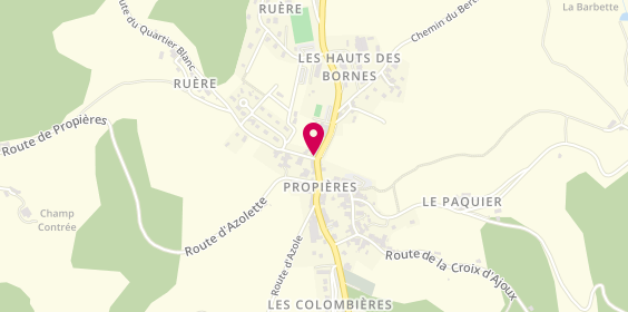 Plan de Rod & Sève, Le Bourg, 69790 Propières