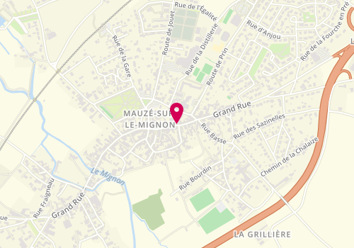Plan de Les 4 Saisons Piz', 70 Grand Rue, 79210 Mauzé-sur-le-Mignon