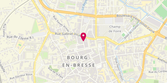 Plan de Mouret Traiteur, 10 Rue Paul Pioda, 01000 Bourg-en-Bresse