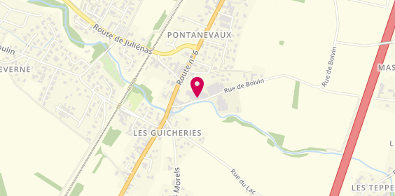 Plan de L'Usine, 140 Rue Raymond et Suzanne Boivin, 71570 La Chapelle-de-Guinchay