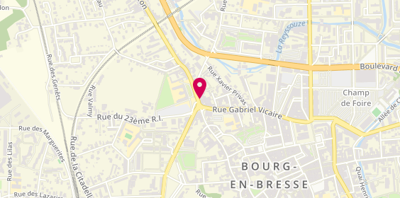 Plan de Boucherie Charcuterie Bozon, 18 Avenue de Macon, 01000 Bourg-en-Bresse