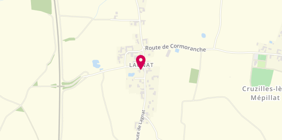Plan de Andre Georgeat Traiteur Cruz-Les-Mep, 160 Route de Lagnat, 01290 Cruzilles-lès-Mépillat