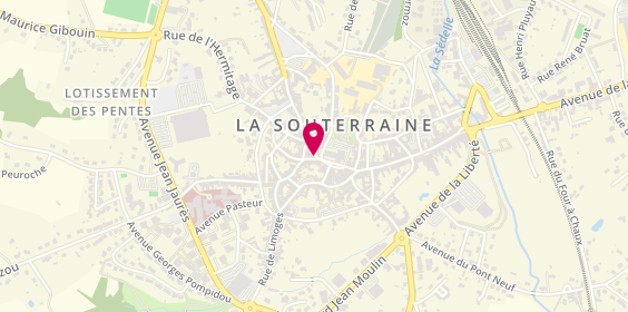 Plan de Boulangerie CHANARD Fabrice, 31 place du Marché, 23300 La Souterraine