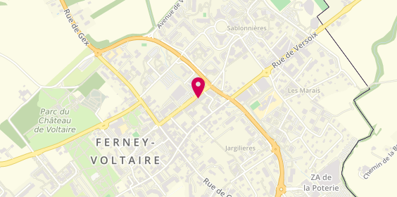 Plan de Boucherie Caron, 26 avenue Voltaire, 01210 Ferney-Voltaire
