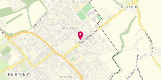 Plan de Vincent Traiteur, 67 Rue de Versoix, 01210 Ferney-Voltaire