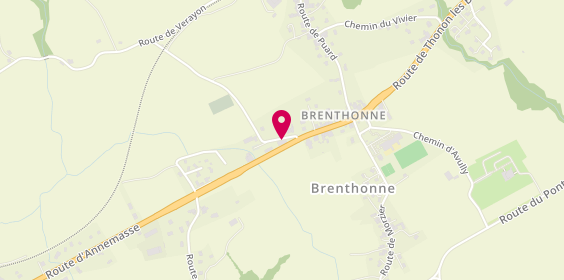 Plan de Brasserie Les Terrasses, 56 Route de Thonon-Les-Bains, 74890 Brenthonne