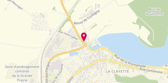 Plan de Hôtel de Bourgogne, 9 Route de Charolles, 71800 La Clayette