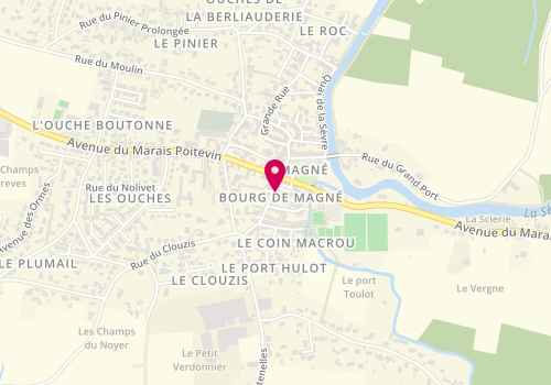 Plan de Les Tontons Traiteurs, 40 Grande Rue, 79460 Magné