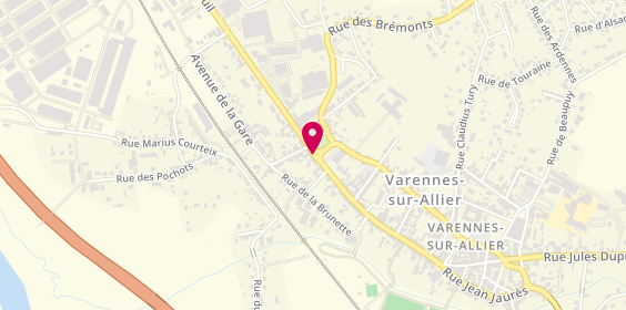Plan de Douceurs Varennoises, 9 Rue de Vouroux, 03150 Varennes-sur-Allier