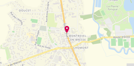 Plan de La Tendre Bouchee, 26 Grande Rue, 01340 Montrevel-en-Bresse