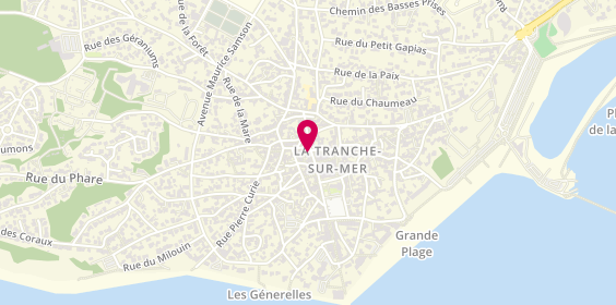 Plan de La Tranche Vendéenne, 4 avenue de la Plage, 85360 La Tranche-sur-Mer