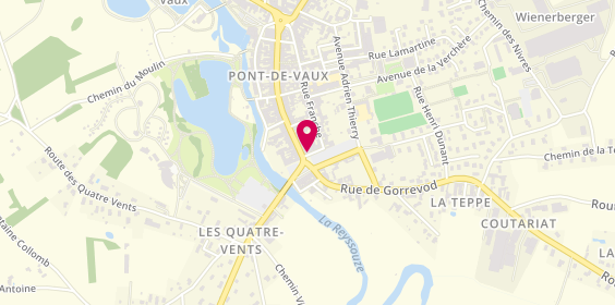 Plan de Boucherie Broyer et Fils, 93 Rue Maréchal de Lattre de Tassigny, 01190 Pont-de-Vaux