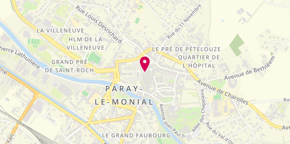 Plan de Le Saint Nicolas, 13 Place Guignault, 71600 Paray-le-Monial