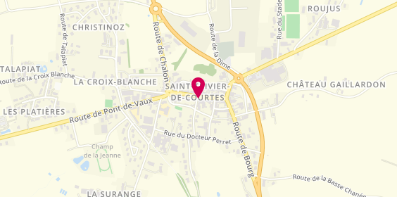 Plan de La Trivicourtoise Boucherie Charcuterie Traiteur, 123 Grande Rue, 01560 Saint-Trivier-de-Courtes