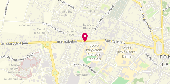 Plan de Boulangerie Sicard, 61 Rue Rabelais, 85200 Fontenay-le-Comte