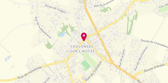 Plan de Boucherie Gélin, 17 Rue du Commerce, 79160 Coulonges-sur-l'Autize