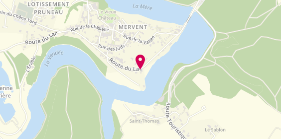 Plan de L' Atelier Désiré Frisque, 21 Route du Lac, 85200 Mervent