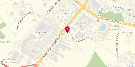 Plan de Banette la Garenne, 1 Rue de la Garenne, 86000 Poitiers