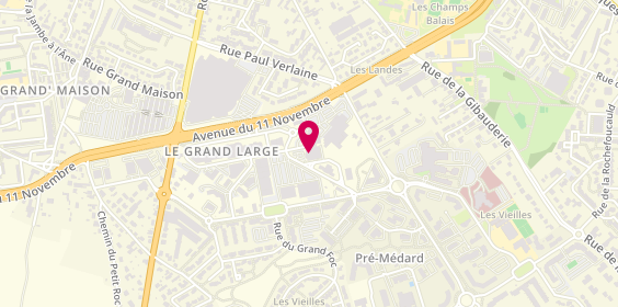 Plan de L'Atelier, 10 Rue du Clos Marchand, 86000 Poitiers