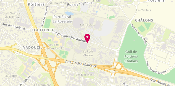 Plan de NASLIS Damien, 6 Rue Salvador Allende, 86000 Poitiers