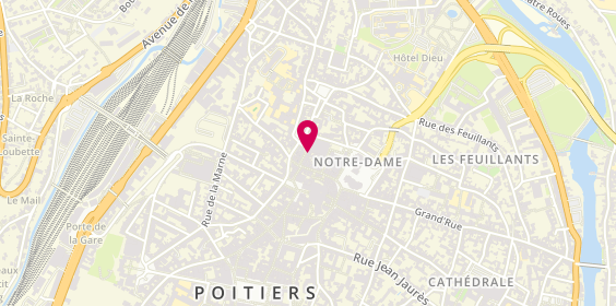 Plan de Claude Lafond Boutique, 9 Rue des Vieilles Boucheries, 86048 Poitiers