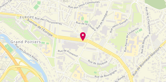 Plan de Notre Dame de Provence, 76 Place de Provence, 86000 Poitiers