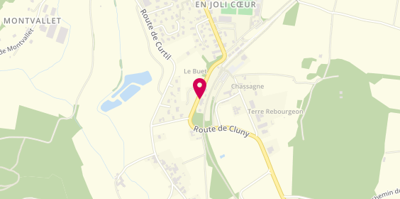 Plan de L'Atelier de 12H06, 3 Route de Cluny, 71460 Saint-Gengoux-le-National