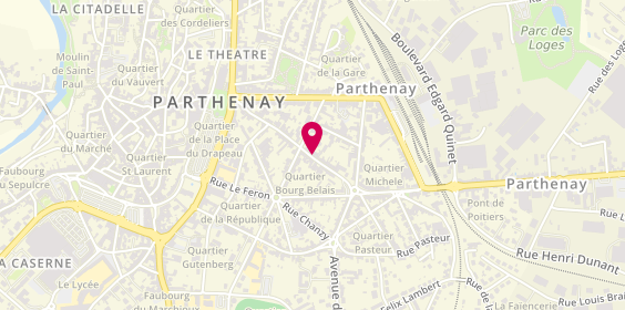 Plan de Bdg, 59 Rue Bourg Belais, 79200 Parthenay