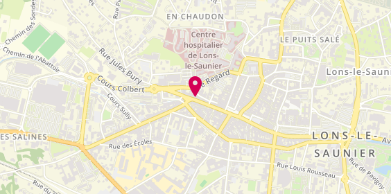 Plan de Boulangerie Nicolas et Nadège Amaté, 38 Rue Lecourbe, 39000 Lons-le-Saunier