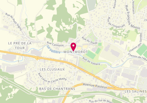 Plan de Les Frères du Pain, 1 place de la Mairie, 39570 Montmorot