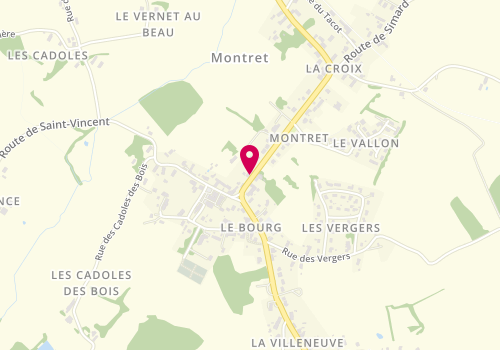 Plan de Le Traiteur de Montret, 75 Route de Chalon, 71440 Montret