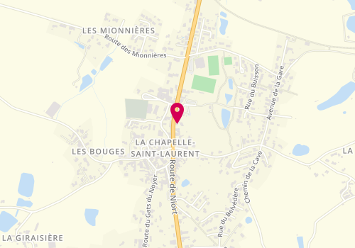 Plan de SARL Geffré-Belloin, 20 Route de Bressuire, 79430 La Chapelle-Saint-Laurent
