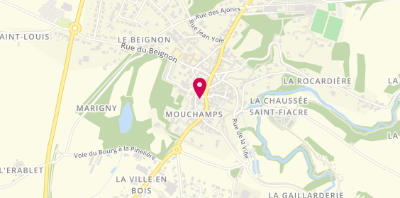 Plan de Le Canotier, 5 place Clemenceau, 85640 Mouchamps