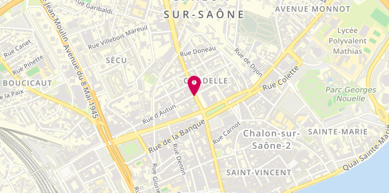 Plan de Pacqueau Traiteur, 3 Rue de la Citadelle, 71100 Chalon-sur-Saône