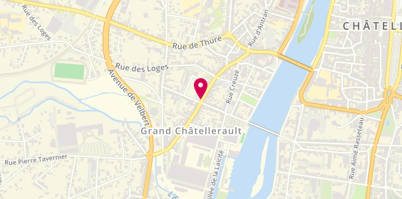 Plan de La Boucherie des Délices, 144 Grand Rue Châteauneuf, 86100 Châtellerault