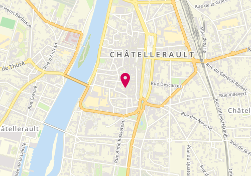 Plan de RIVIÈRE TARTARIN - Charcutier- traiteur Mickaël DELOGÉ, 19 Rue Bourbon, 86100 Châtellerault