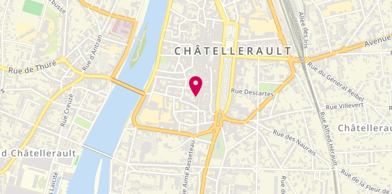 Plan de RIVIÈRE TARTARIN - Charcutier- traiteur Mickaël DELOGÉ, 19 Rue Bourbon, 86100 Châtellerault