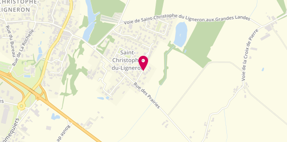 Plan de CuiS'In Métiss, 6 Rue Croisettes, 85670 Saint-Christophe-du-Ligneron