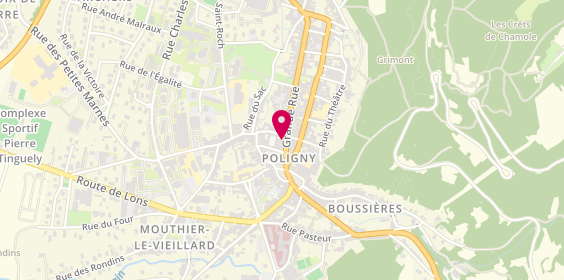 Plan de Boucherie charcuterie brelot, 88 Grande Rue, 39800 Poligny