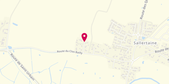 Plan de GROUSSIN Murielle, 104 Route du Clos Bailly, 85300 Sallertaine
