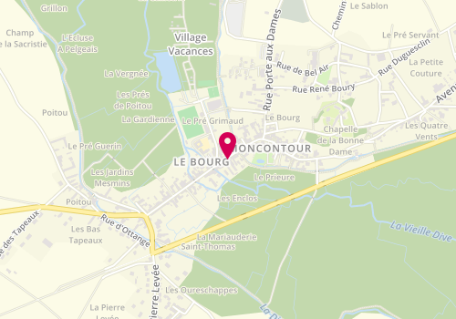 Plan de Le Coligny, 17 Rue Maxime Ridouard, 86330 Moncontour