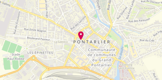 Plan de Bonnet Traiteur, 85 Rue de la République, 25300 Pontarlier