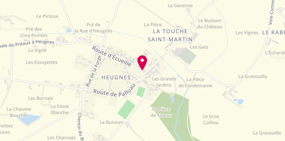Plan de CHAUVEAU Thierry, 7 place Saint-Martin, 36180 Heugnes